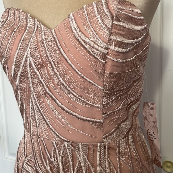 Strapless High-Low Gown - Picture 5 of 8